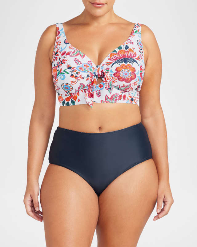 Loquacious Cezanne Underwire Midriff Bikini Top (D/DD Cup)